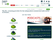Tablet Screenshot of learningwaves.ie
